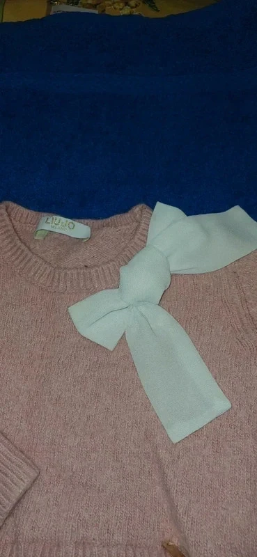 Pull-jurk voor 9 maanden met mousseline volant – photo 4